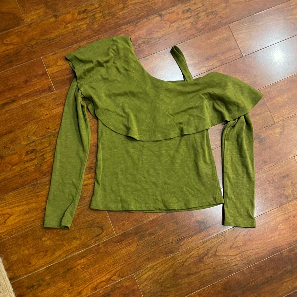 Anthropologie One Shoulder Top